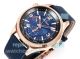 V+ Factory Swiss Clone Jaeger-LeCoultre Polaris Geographic Rose Gold Watch with Blue Leather Strap (3)_th.jpg